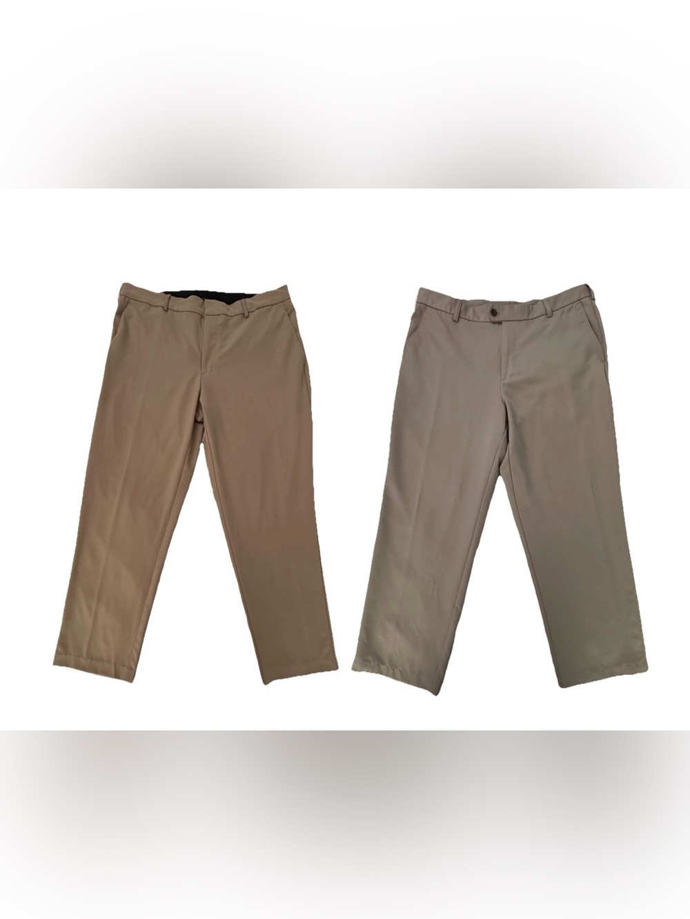 Van Heusen & Izod Flex Khaki Golf Pants 38/30, Bundle Of 2